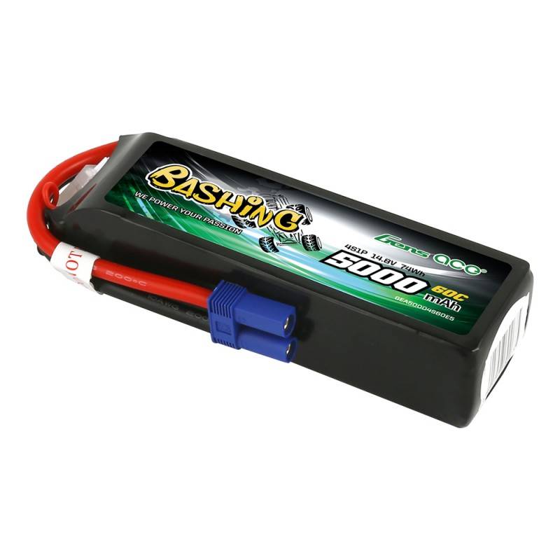 Gens Ace Bashing 5000 mAh 14,8 V 4S1P 60C EC5 LiPo baterija