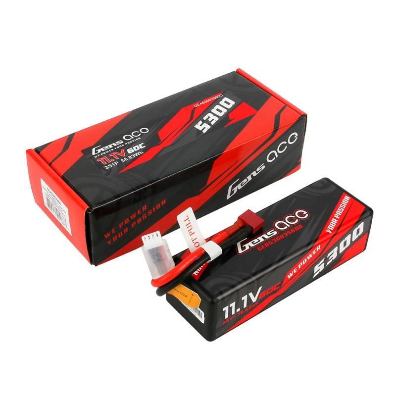 Gens Ace 5300mAh 11.1V 60C 3S1P T-Dean bashing baterija