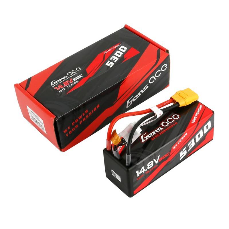 Baterija Gens Ace 5300mAh 14.8V 60C 4S1P XT90 Bashing