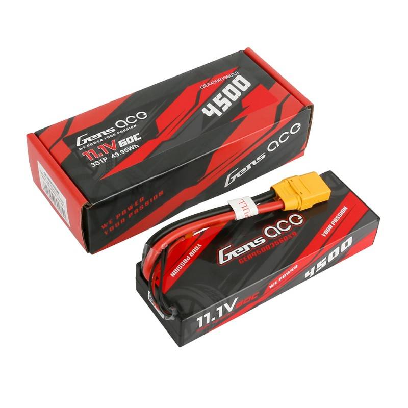 Gens Ace 4500mAh 11.1V 60C 3S1P HardCase baterija