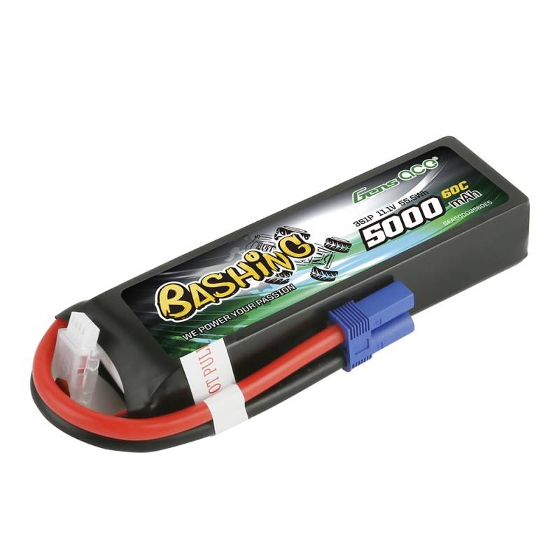 Gens Ace Bashing 5000 mAh 11.1 V 3S1P 60C EC5 LiPo baterija