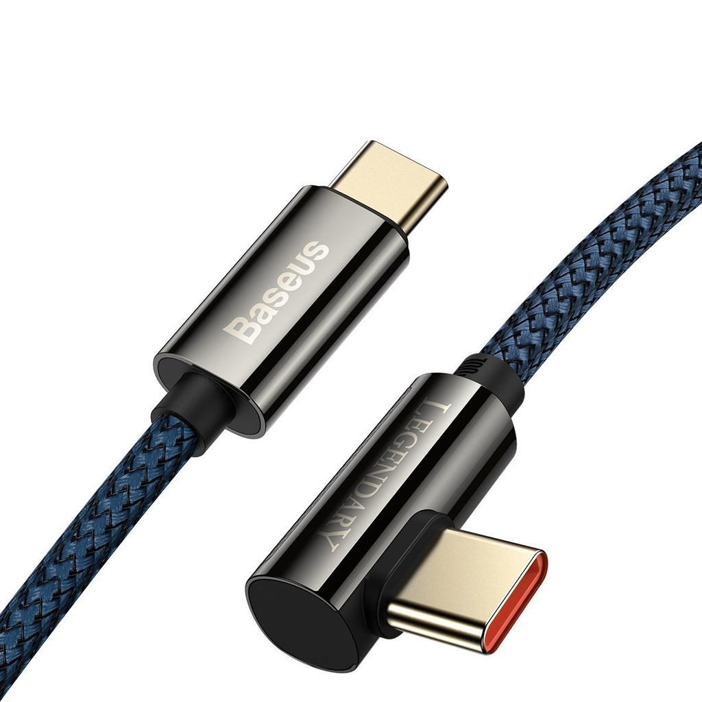 Kabel USB-C na USB-C Baseus Legend Series, PD, 100W, 2m (plavi)