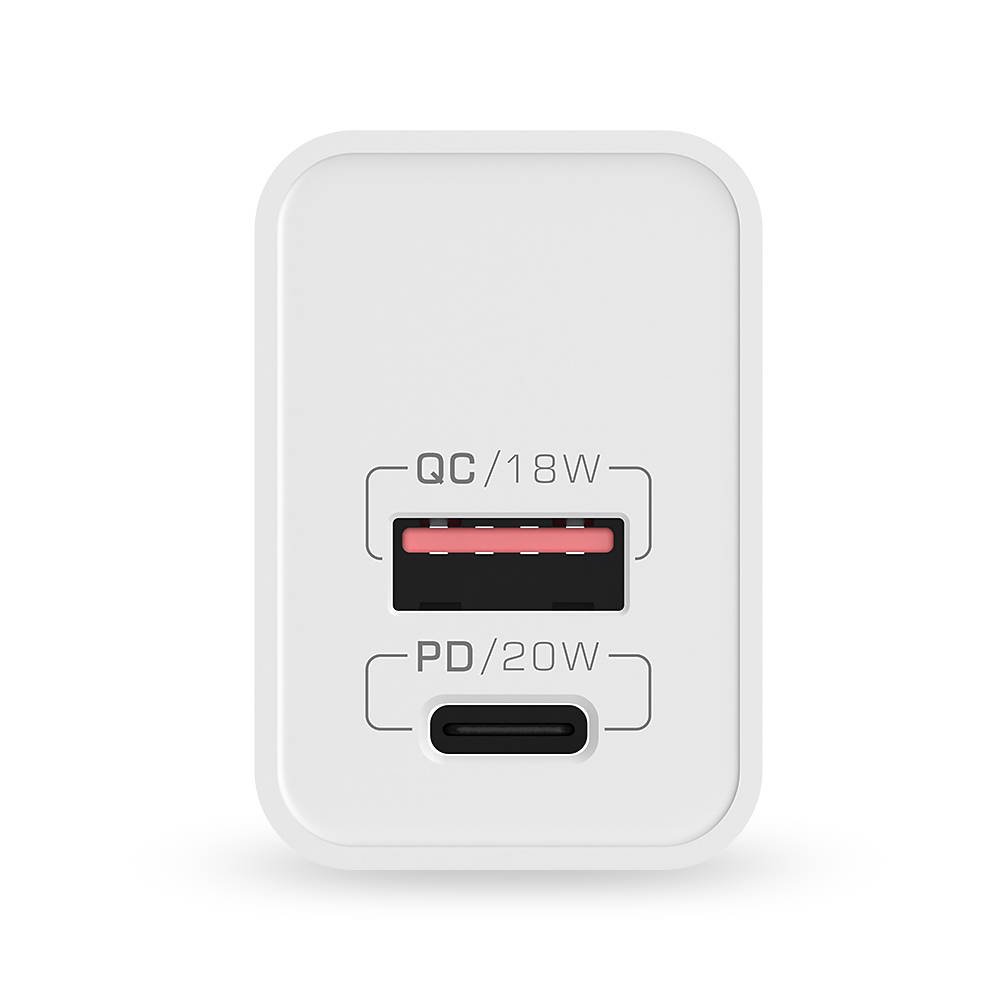 Zidni punjač Blitzwolf BW-S20, USB, USB-C, 20W (bijeli)