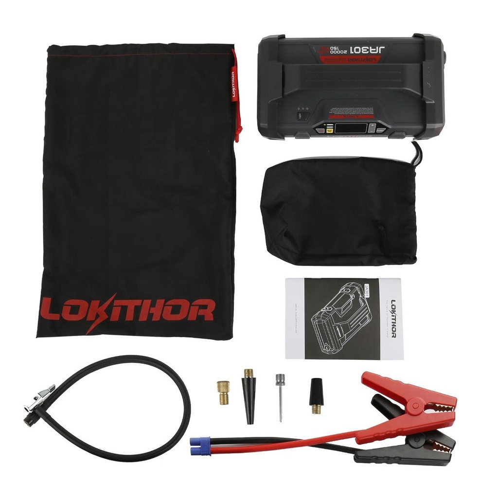 Powerbank / Jump starter Lokithor JA301, 2000A, kompresor 10-150 PSI