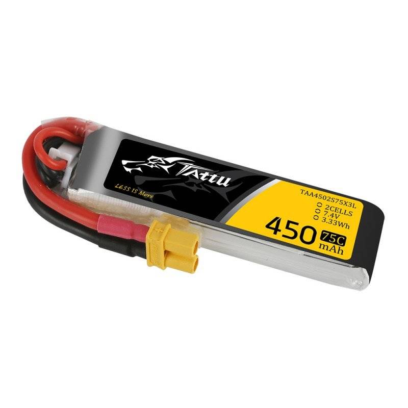 Baterija Tattu 450mAh 7.4V 75C 2S1P Duga XT30