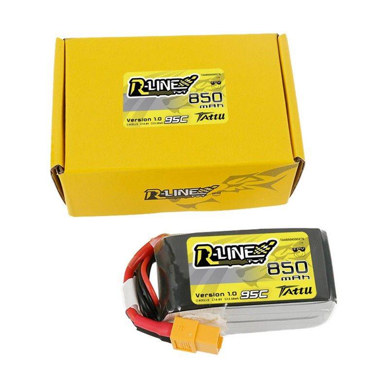 Baterija Tattu R-Line 850mAh 14.8V 95C 4S1P