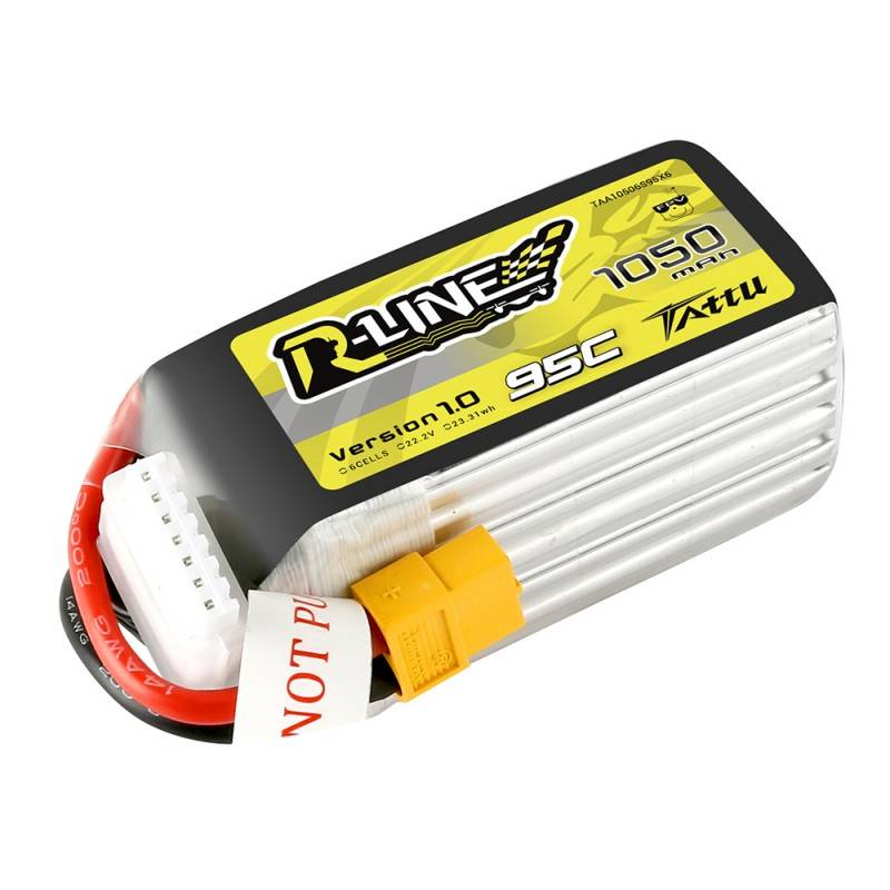 Baterija Tattu R-Line 1050mAh 22.2V 95C 6S1P XT60