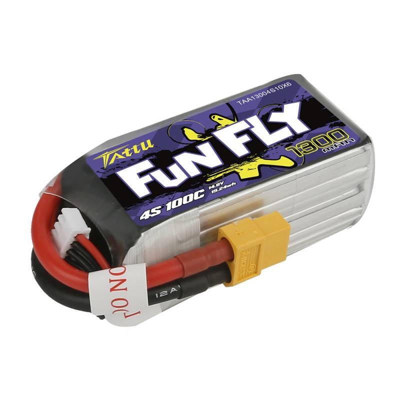 Baterija Tattu Funfly 1300mAh 14.8V 100C 4S1P