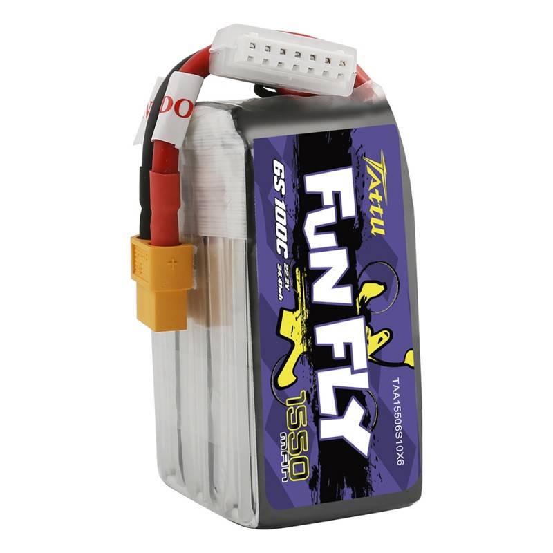 Baterija Tattu Funfly 1550mAh 22.2V 100C 6S1P XT60