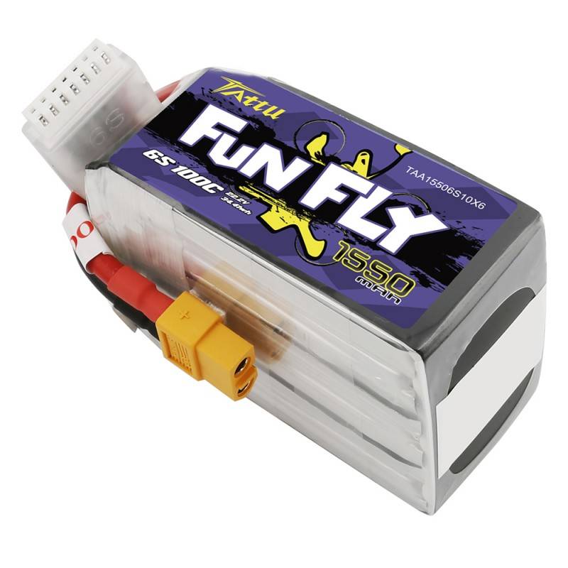 Baterija Tattu Funfly 1550mAh 22.2V 100C 6S1P XT60