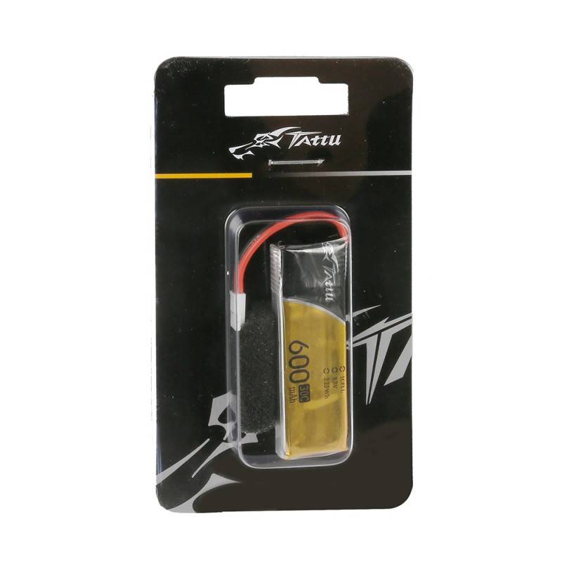 Tattu 600mAh 3.7V 30C 1S1P Molex baterija (1kom)