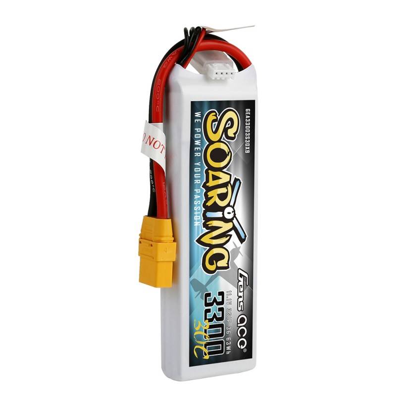 Baterija Gens Ace Soaring 3300 mAh 11.1 V 30C 3S1P XT90