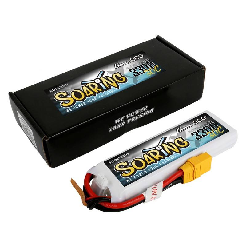 Baterija Gens Ace Soaring 3300 mAh 11.1 V 30C 3S1P XT90