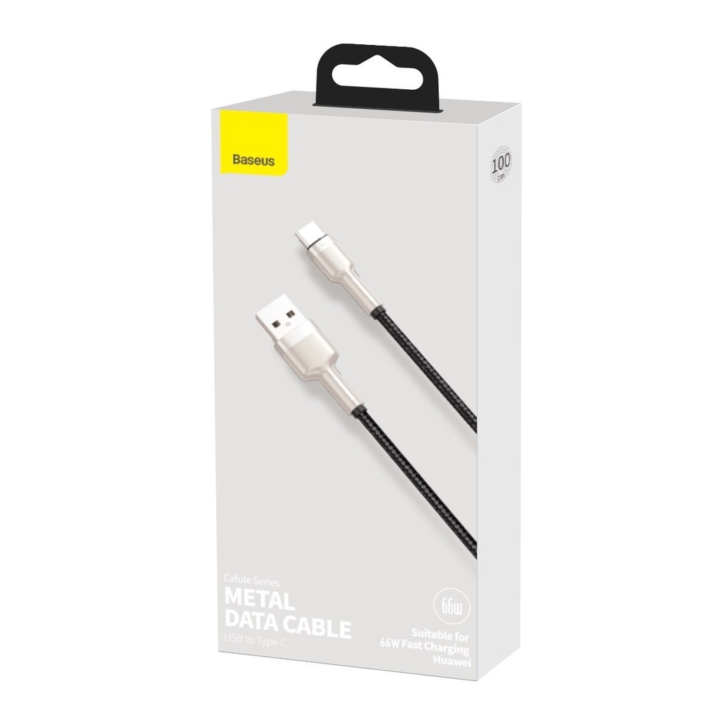 USB kabel za USB-C Baseus Cafule, 66W, 1m (crni)