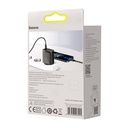 Punjač Baseus Compact Quick Charger, 2xUSB, USB-C, PD, 3A, 30W (czarna)