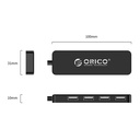 Orico Adapter Hub, USB na 4xUSB (crni)