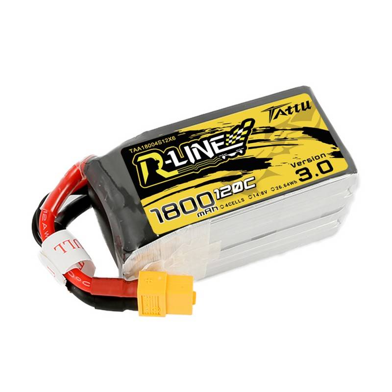 Baterija Tattu R-Line Verzija 3.0 1800mAh 14,8V 120C 4S1P XT60