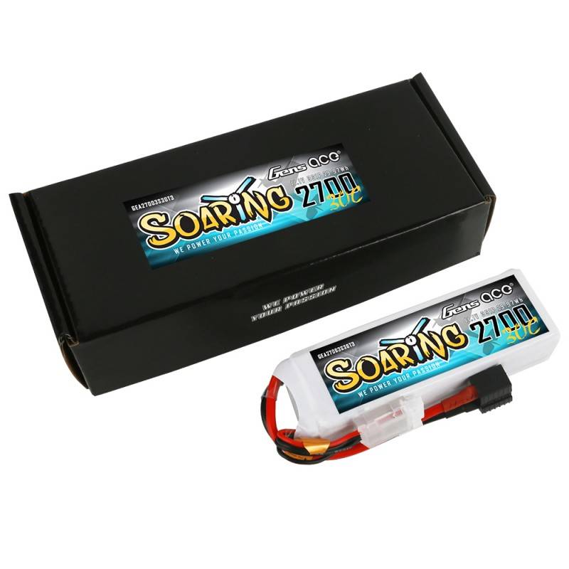 Baterija Gens Ace Soaring 2700mAh 11.1V 30C 3S1P z EC3/XT60/T-utikač