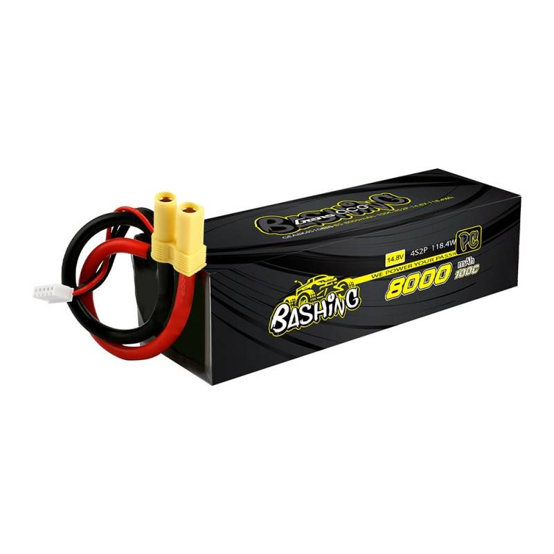 Baterija GensAce Bashing 8000mAh 14.8V 100C 4S2P LiPo EC5