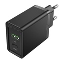 Zidni punjač EU USB-A(18W), USB-C(20W) Vention FBBB0-EU, 2.4A, PD3.0 (crni)