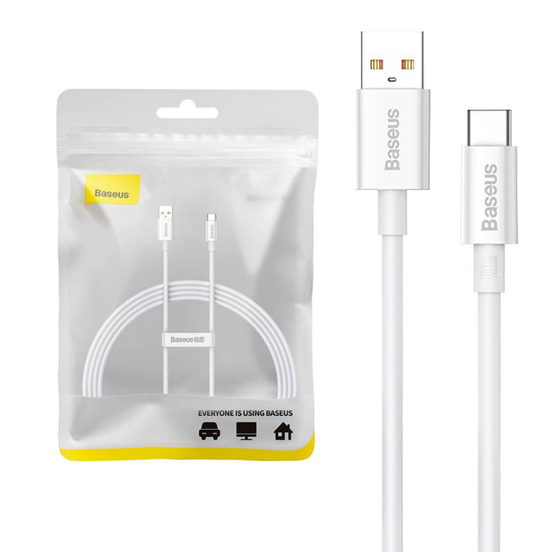 Kabel USB do USB-C Baseus Superior 100W 1.5m (bijeli)