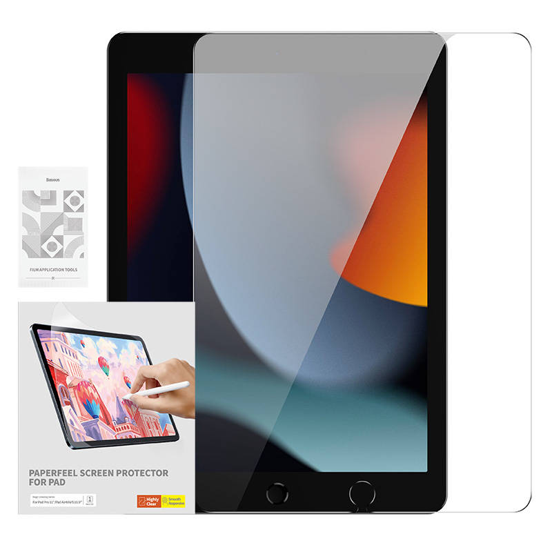 Baseus Paperfeel film za Pad Pro/Air3 10,5" /Pad7/8/9 (2019/2020/2021) 10,2", prozirni