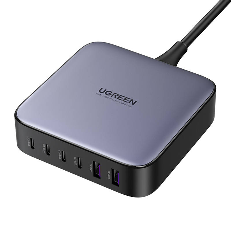 Stolni punjač UGREEN, 2xUSB-A, 4xUSB-C, GaN, 200W