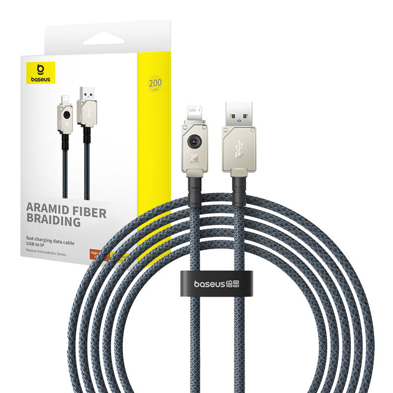 Kabel za brzo punjenje Baseus USB na IP, 2.4A 2M (bijeli)