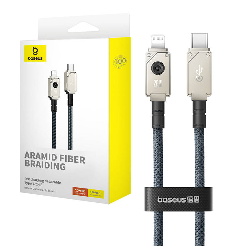 Kabel za brzo punjenje Baseus USB-C na IP, 20A 1M (plavi)