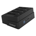 Dock za tvrdi disk Orico Clone 2.5 / 3.5 inča 4 Bay USB3.0 1 do 3 (crni)