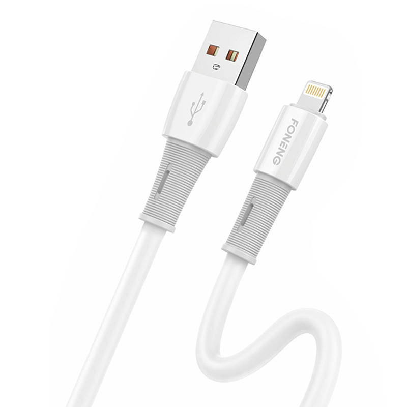 Foneng kabel USB na Lightning, X86 3A, 1,2 m (bijeli)