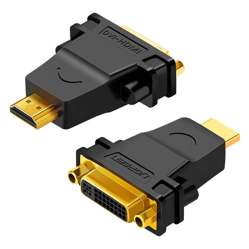 Adapter HDMI - DVI UGREEN 20123 (crni) (paket od 5 komada)