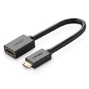 UGREEN 20137 adapter Mini HDMI na HDMI, 22 cm (crni) (paket od 5 komada)