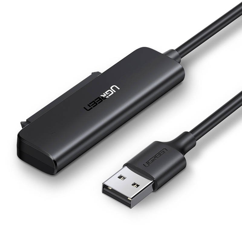 Pretvarač UGREEN USB u 2,5-inčni SATA 50 cm (crni)