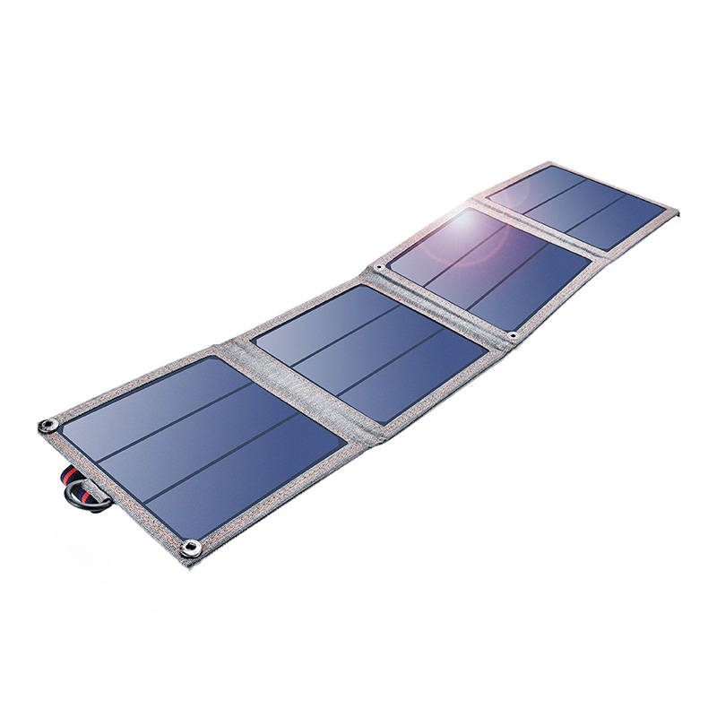 Sklopivi solarni punjač Choetech SC004 14W, 1xUSB (siv)