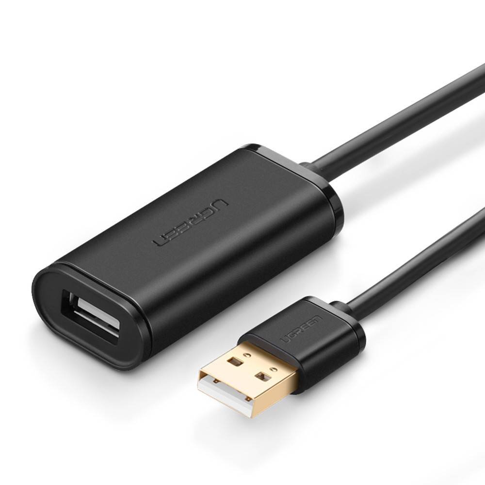 USB 2.0 produžni kabel UGREEN US121, aktivni, 5m (crni)