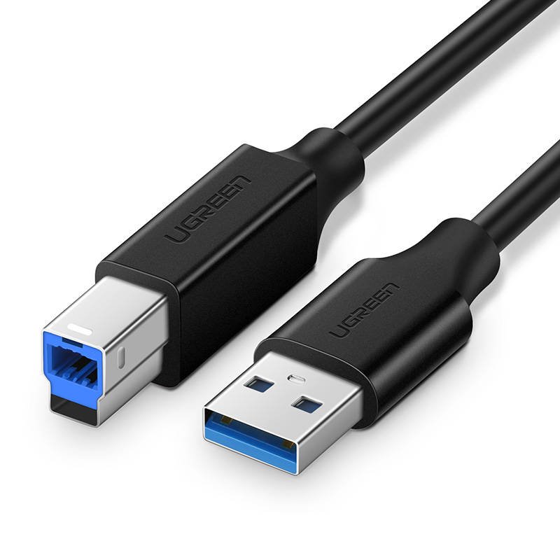 Printer kabel USB 3.0 A-B UGREEN US210, 2m (crni)