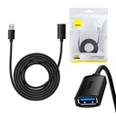 USB 3.0 produžni kabel Baseus muški na ženski, serija AirJoy, 3m (crni)