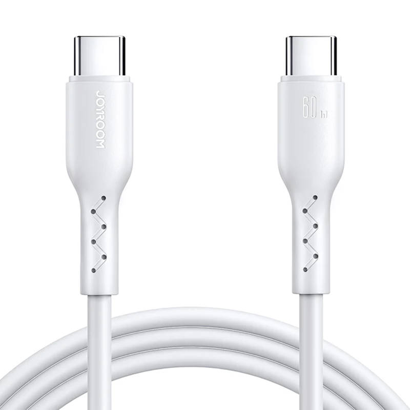 Kabel za punjenje bljeskalice USB C na USB-C SA26-CC3 / 60 W / 1 m (bijeli)