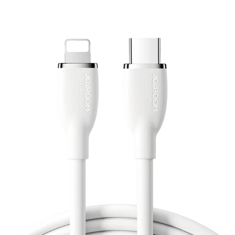 Šareni kabel 30W USB C na Lightning SA29-CL3 / 30W / 1,2m (bijeli)