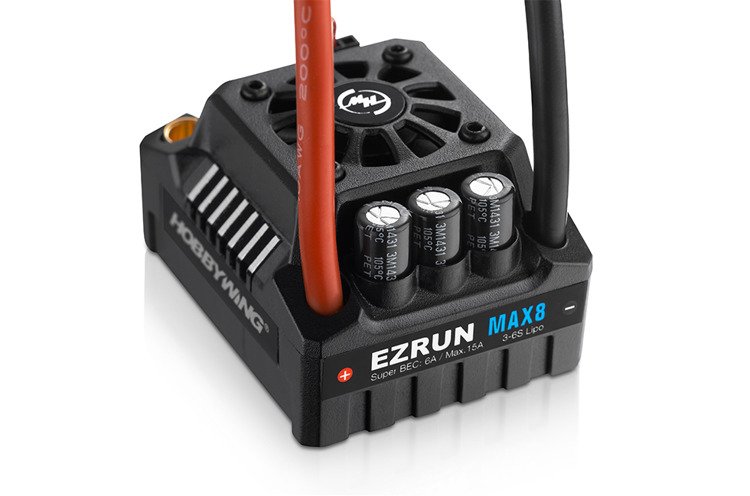 Hobbywing EzRun MAX8 150A V3 T-utični kontroler s karticom za programiranje