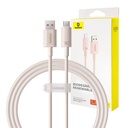 Kabel za brzo punjenje Baseus USB na USB-C Habitat Series 1m 100W (ružičasti) (paket od 5 komada)