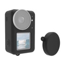 Silikonska torbica Puluz za DJI Osmo Action 4/3 sa poklopcem leće (crna) (paket od 5 komada)