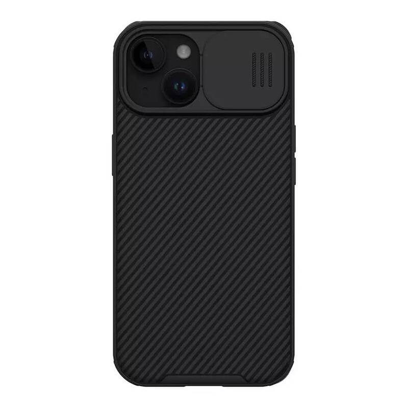 Nillkin CamShield Pro maska ​​za iPhone 15 Plus (crna) (paket od 5 komada)