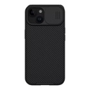 Nillkin CamShield Pro maska ​​za iPhone 15 Plus (crna) (paket od 5 komada)