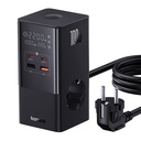 Zidni punjač / PowerStrip Baseus PowerCombo 100W (crni)