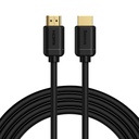 Baseus 2x HDMI 2.0 4K 60Hz kabel, 3D, HDR, 18Gbps, 3m (crni) (paket od 5 komada)