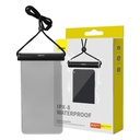 Vodootporna torbica za telefon Baseus AquaGlide s Cylindrical Slide Lock (crna) (paket od 5 komada)