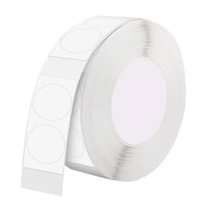 Termo naljepnice Niimbot naljepnice T 14x28mm 220 kom (bijele okrugle) (paket od 5 komada)