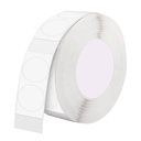 Termo naljepnice Niimbot naljepnice T 14x28mm 220 kom (bijele okrugle) (paket od 5 komada)